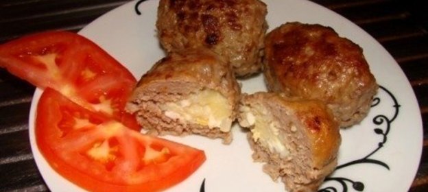 Зразы с рисом и яйцом