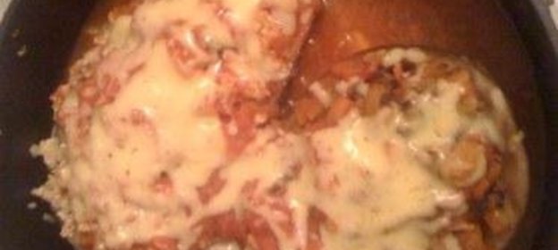 Салат Кура с ананасами (вариант)