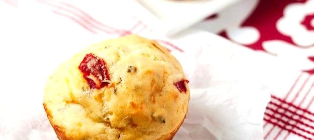 Маффины с болгарским перцем и сыром Чеддер