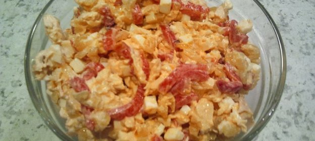 Салат с маринованным перцем