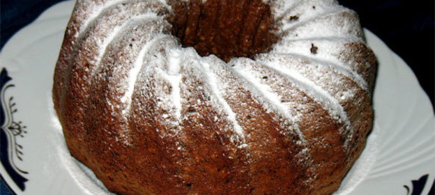 Кофейный кекс из мацы,с орехами и изюмом