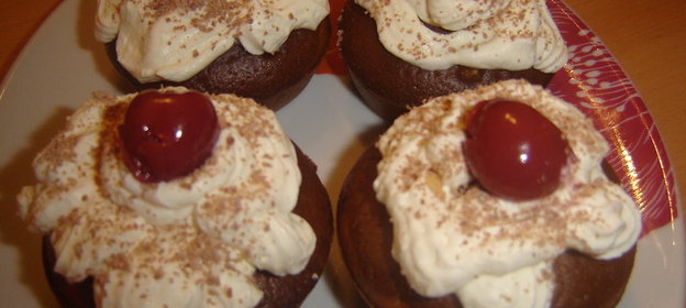 Маффины Чёрный лес