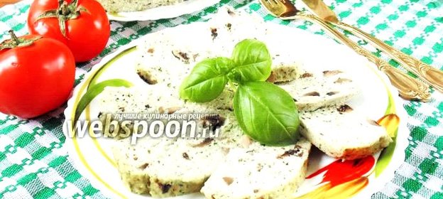 Куриная запеканка с грибами и шпинатом