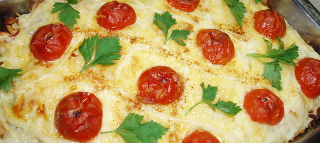 запеканка с курицей и творогом