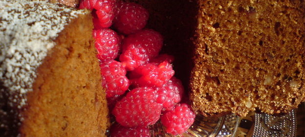 Карамельный кекс с обжаренным миндалём//ПОДАРОК Машуле-манюша