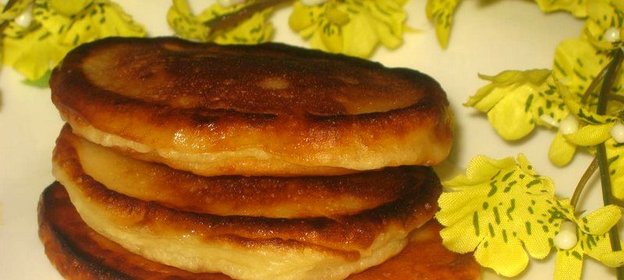 Пышные оладьи на кефире