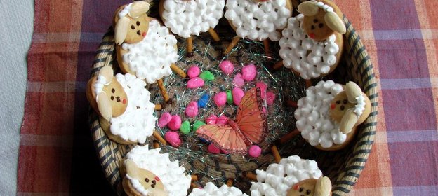 Печенье Пасхальные овечки