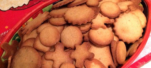 Новогоднее имбирное печенье