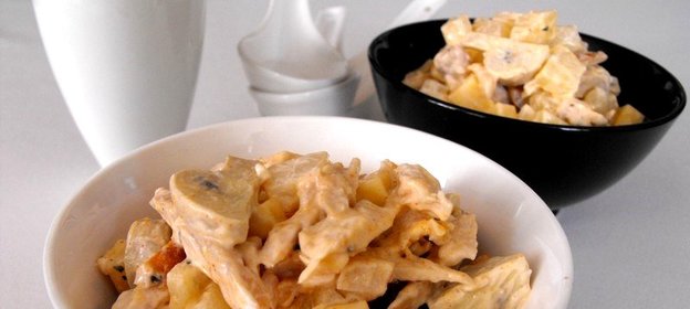 Салат королевский с грибами