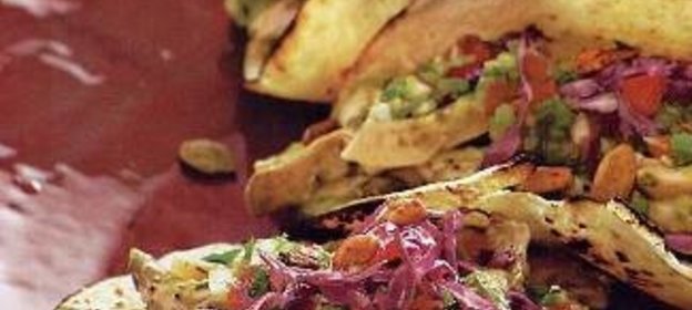 Тако с курицей в остром цитрусовом маринаде