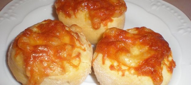 Простые сырные булочки