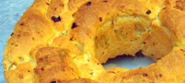 Луковый воздушный хлеб