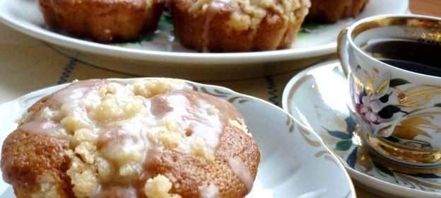 Лимонные кексы к утреннему кофе