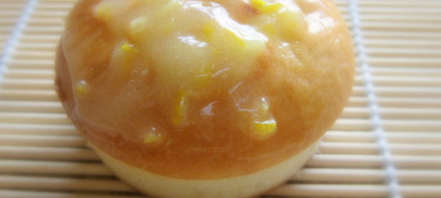 Маффин с лимонной начинкой и глазурью Lemon curd