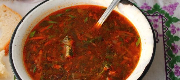 Постные щи со свекольной ботвой!