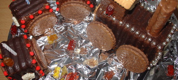 Кекс „Паровозик для маленького машиниста