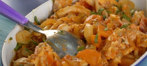 Французская запеканка из говяжьего рубца