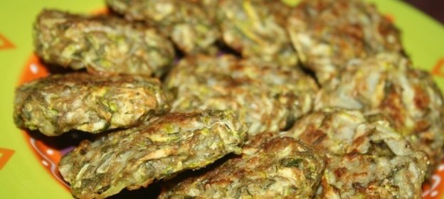 Кабачковые оладьи в духовке (без масла)