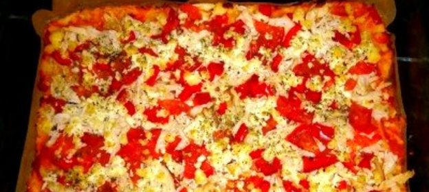 Диетическая пицца без муки