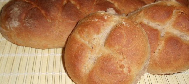 Гречишный хлеб с грецкими орехами