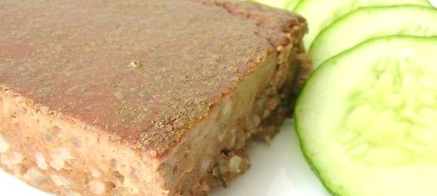 Запеканка из печени с рисом