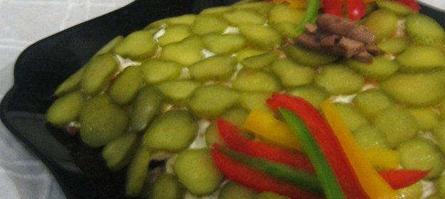 Печеночка то ли в шубе,то ли под шубой!