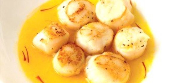 Морские гребешки с лаймом и чили