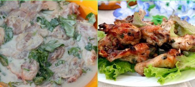 Маринад для курицы на кефире с чесноком и травами