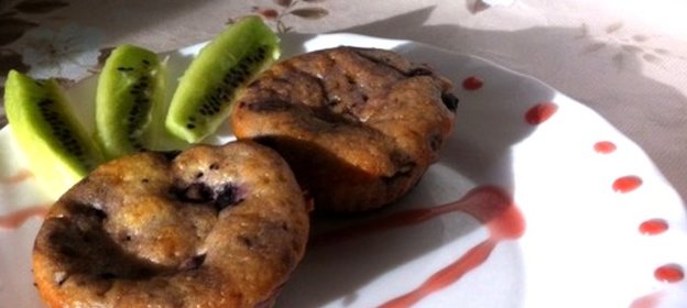 Черничные маффины