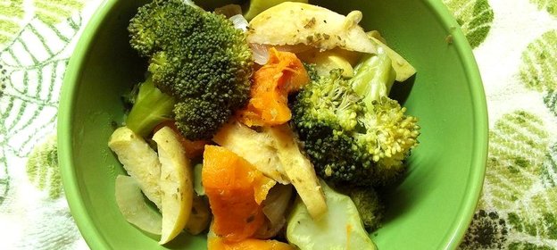 Запеченные овощи с травами