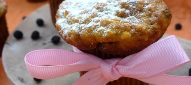 Апельсиновые маффины с иргой