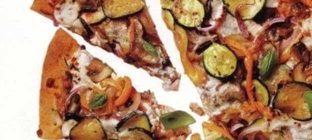 Пицца с цуккини и грибами