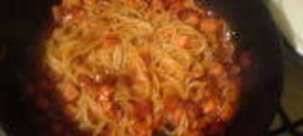 Ужин на скорую руку Спагетти