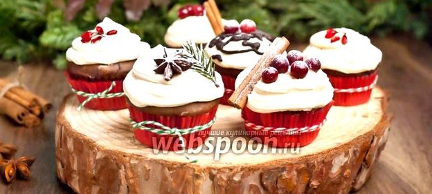 Новогодние маффины