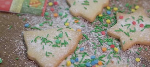 Рождественское лимонное печенье. Видео