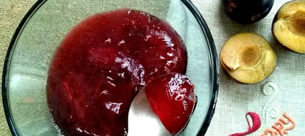 Желе из сливы