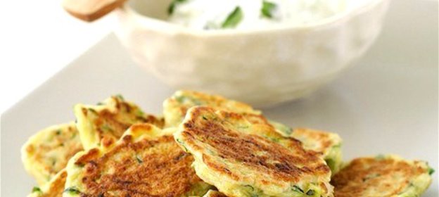 Оладьи из кабачкового пюре