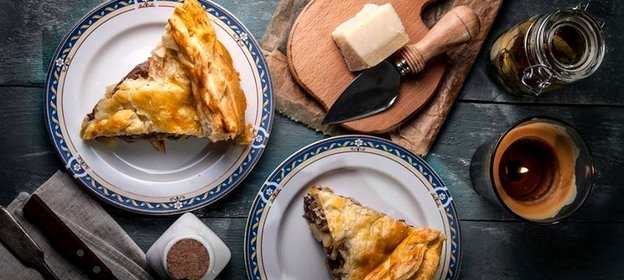 Куриный бульон с капустником