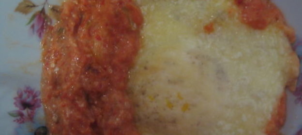 Хлебная пицца