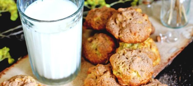 Нежное яблочное печенье