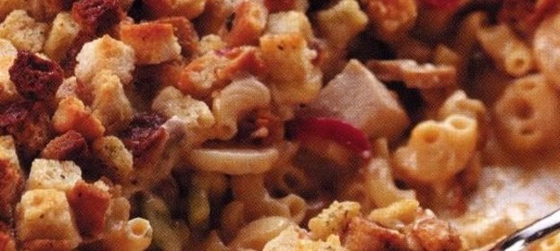 Курица, запеченная с макаронами