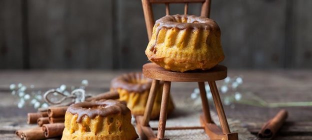 Морковные маффины с миндальной мукой и карамелью