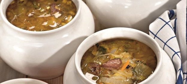 Кислые щи с потрошками