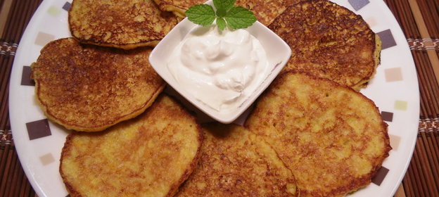 Тыквенные оладьи без муки