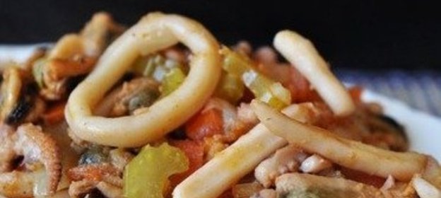 Морской коктейль в мультиварке