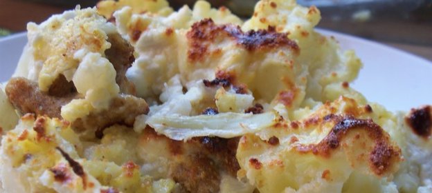 Запеканка из цветной капусты.ВАРИАНТ !