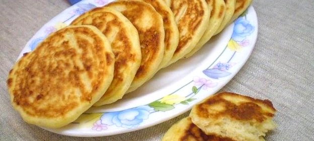 Оладьи с двумя видами сыра