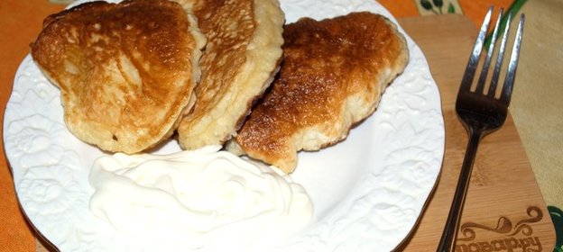 Оладьи из дрожжевого теста