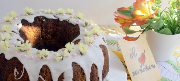 Лимонный кекс со шпинатом