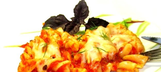 Сырная паста, запеченная в духовке